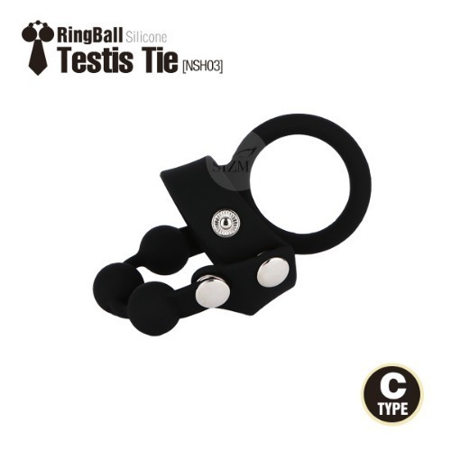실리콘 링볼 테스티스 블랙 타이C(NSH03)