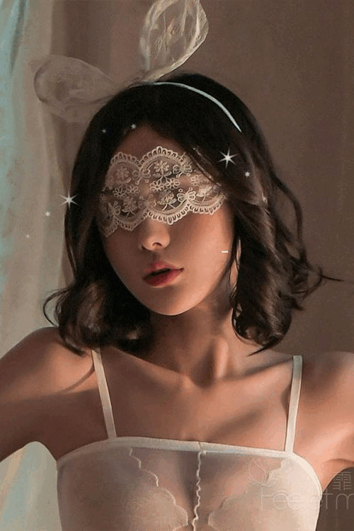 자수 레이스 안대