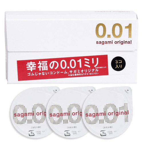 [사가미] 사가미0.01오리지날(3p) 고급 폴리우레탄 콘돔